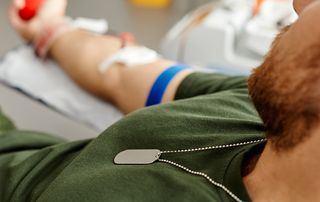 Athlete receiving a physician-supervised recovery infusion at a sports medicine practice in Palm Beach County